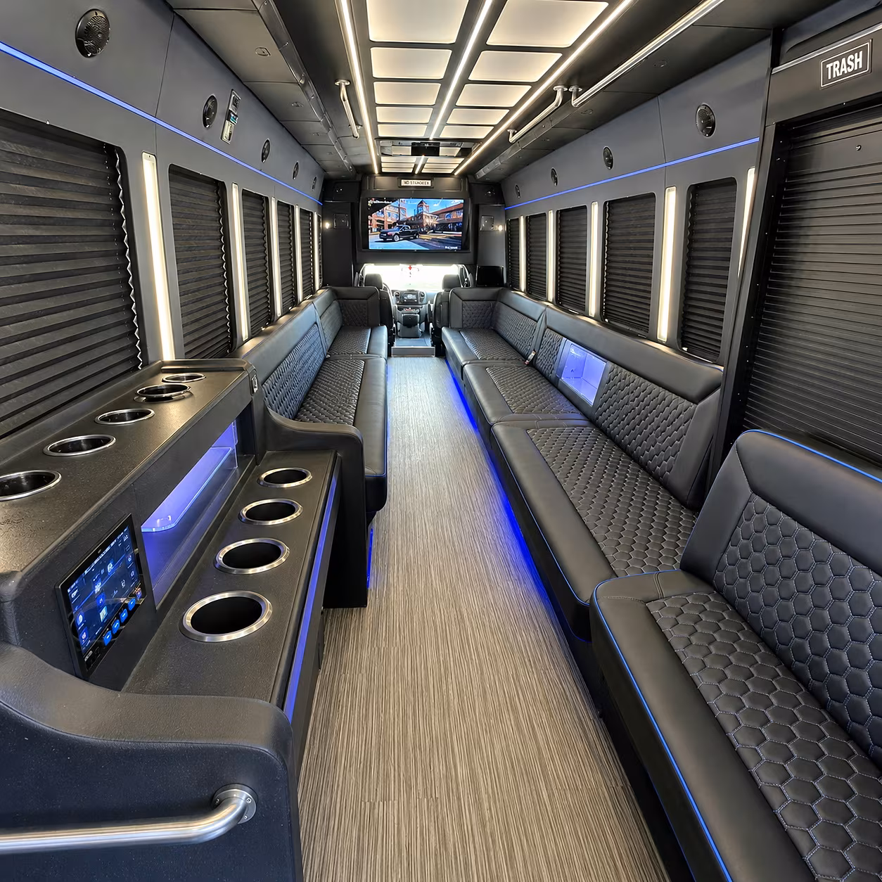Tulsa Concert & Music Festival Transportation onboard seating