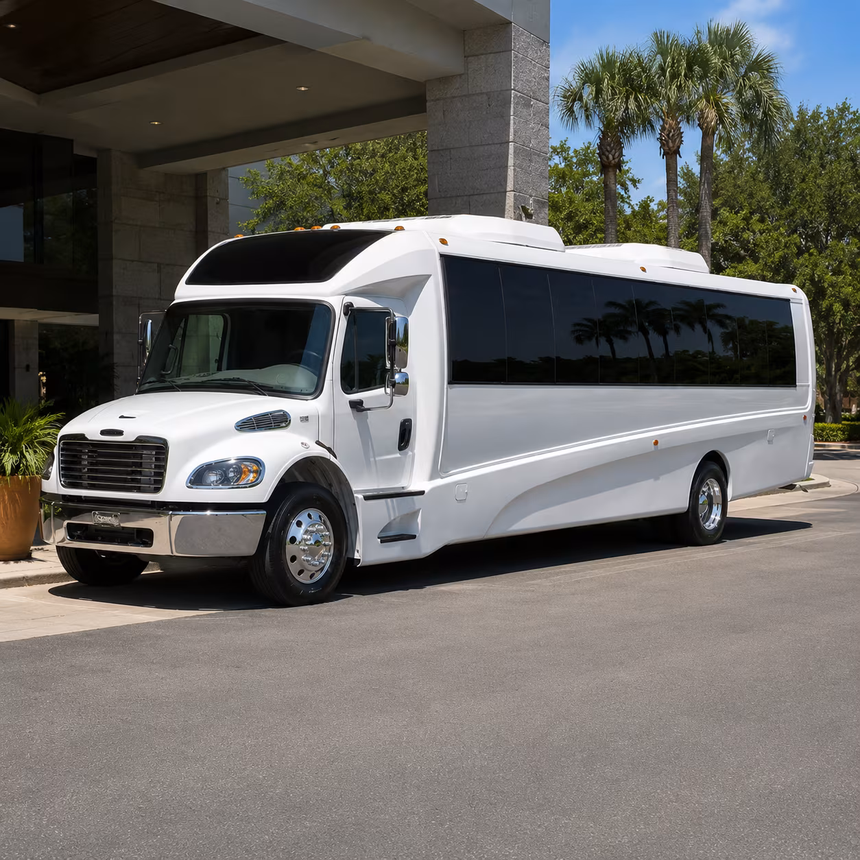 Tulsa Corporate Transportation party bus exterior