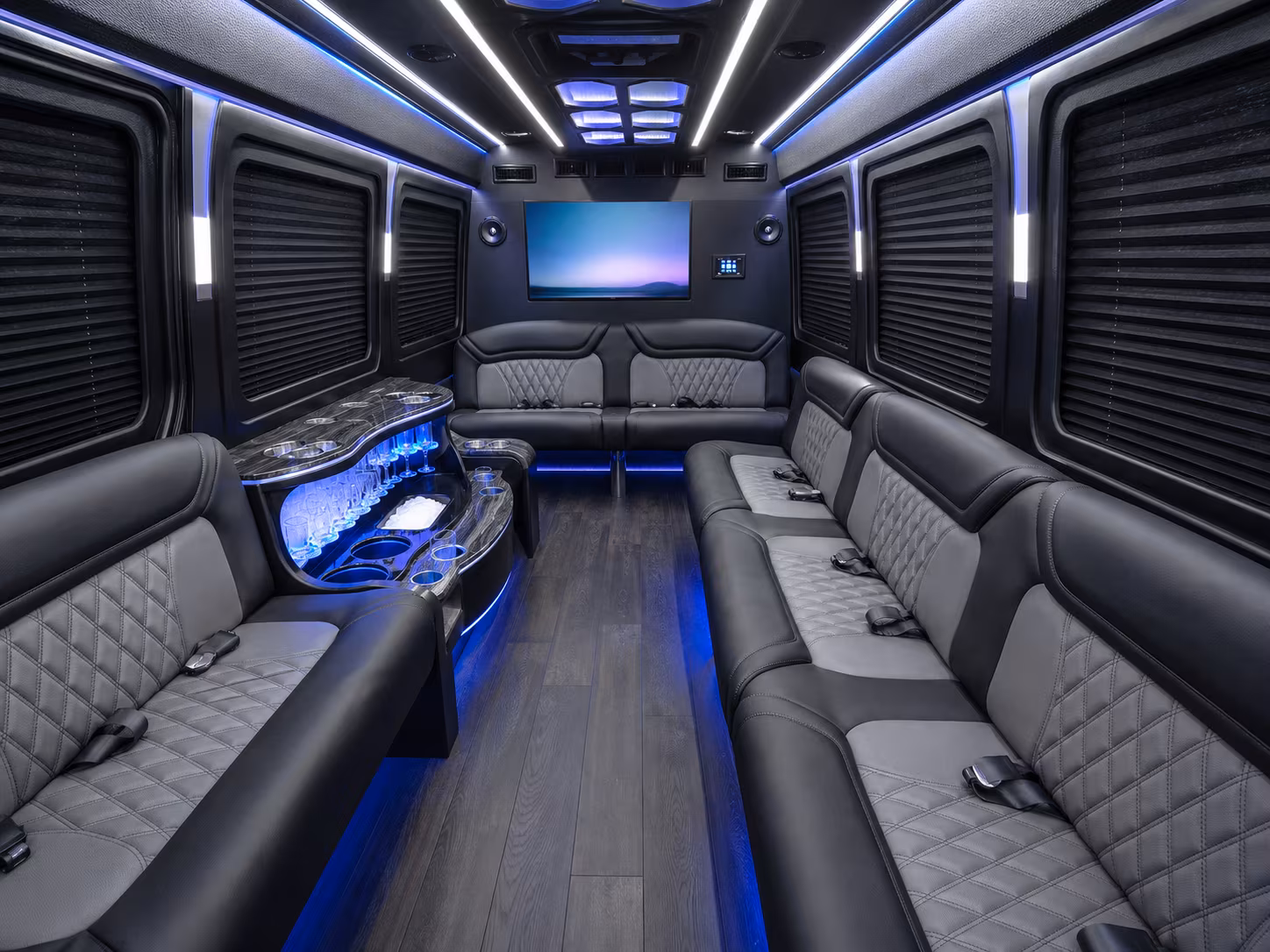 Tulsa Corporate Transportation party bus exterior