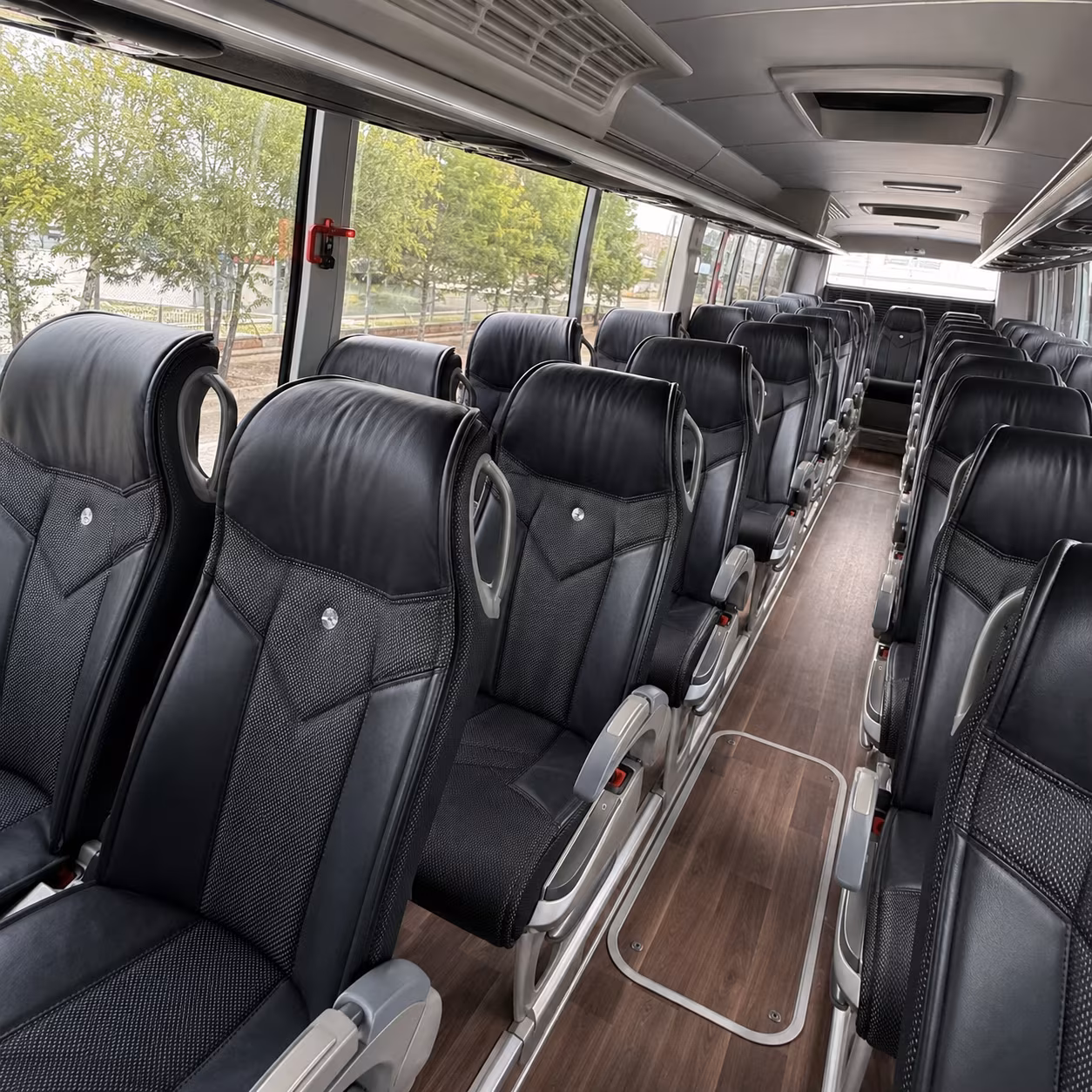 Tulsa Corporate Transportation party bus interior