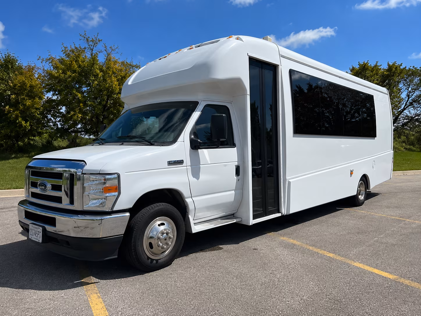 Tulsa Private Event Transportation party bus exterior