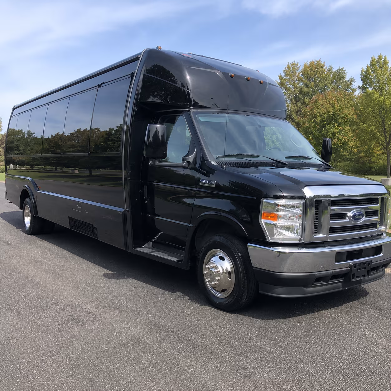 Tulsa Prom & Homecoming Transportation party bus exterior