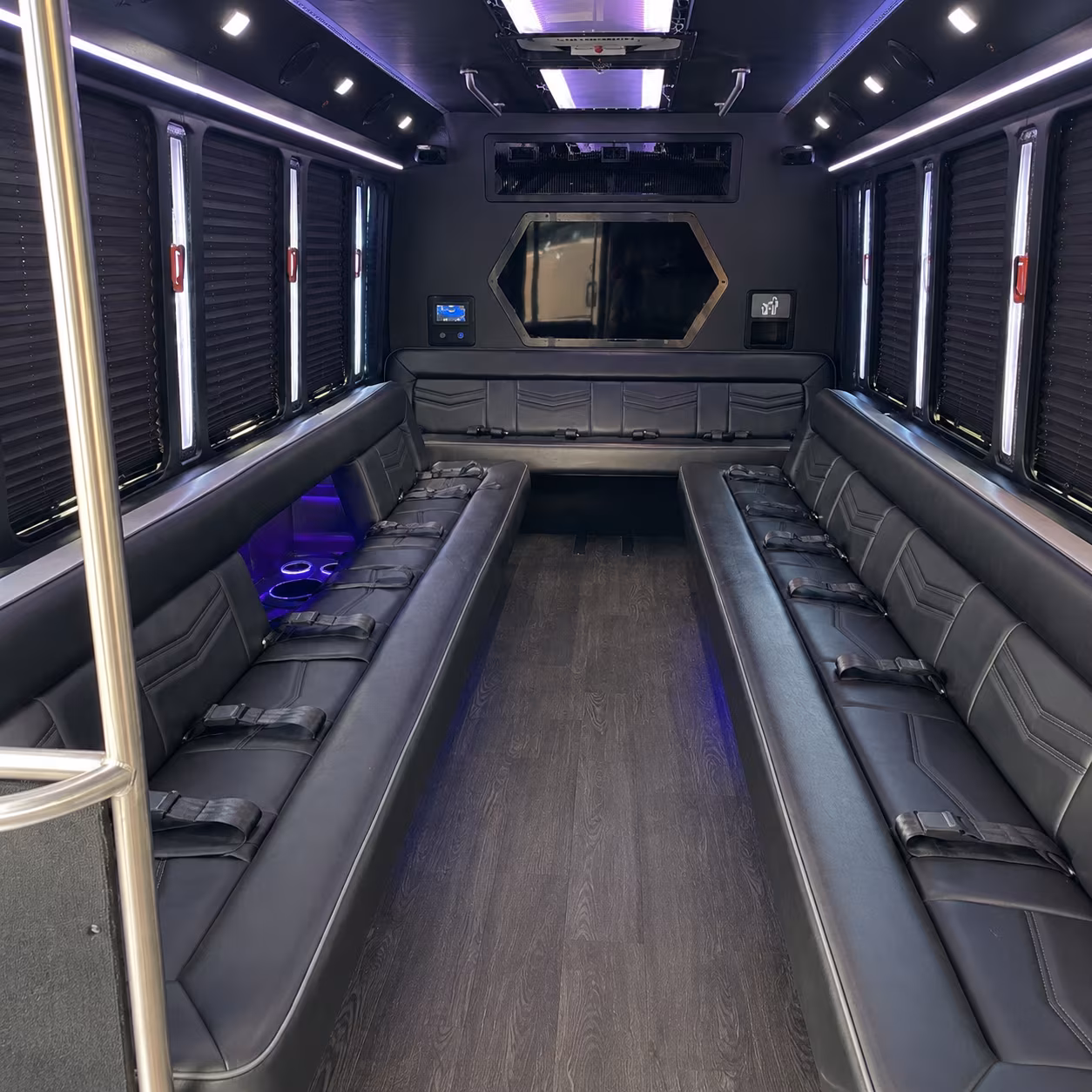 Tulsa Prom & Homecoming Transportation party bus exterior