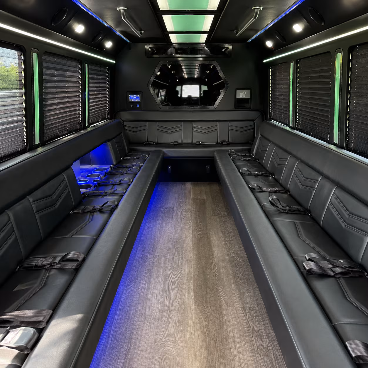 Tulsa Prom & Homecoming Transportation party bus exterior