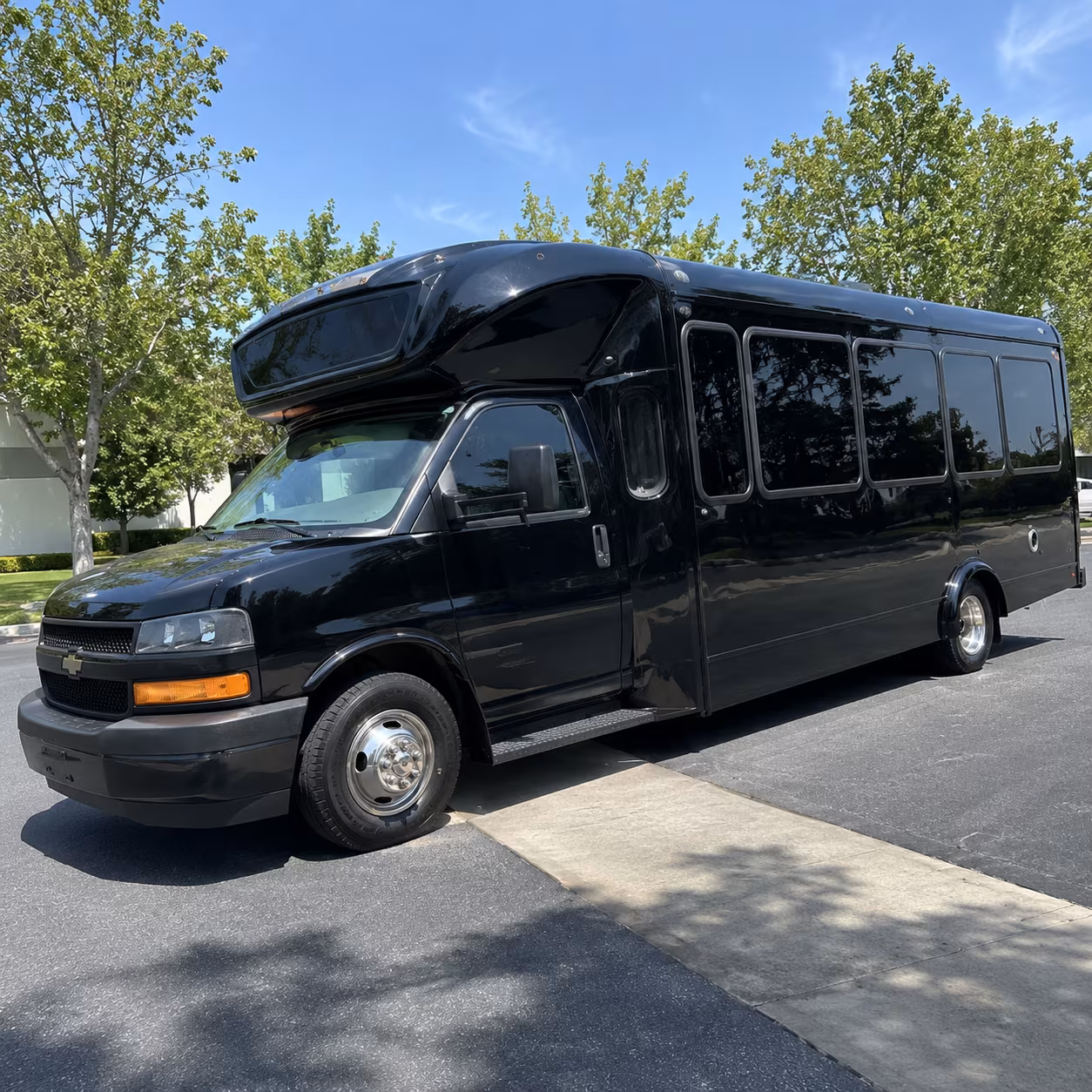 Tulsa Prom & Homecoming Transportation party bus exterior