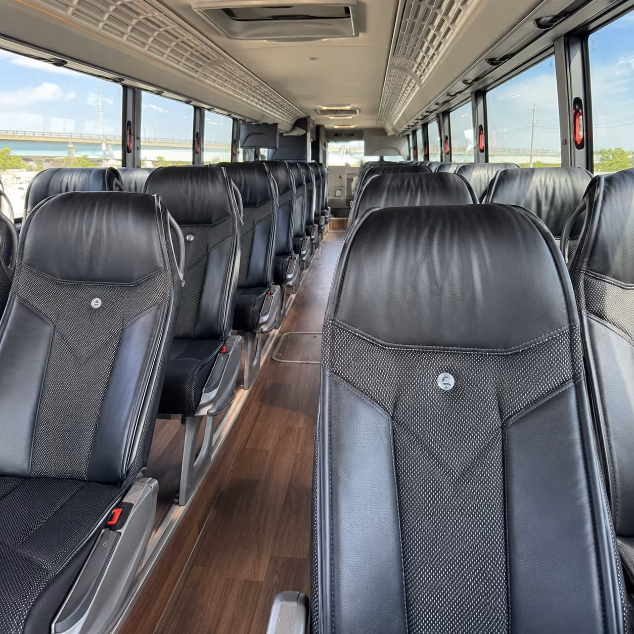 Tulsa School Event Transportation party bus exterior