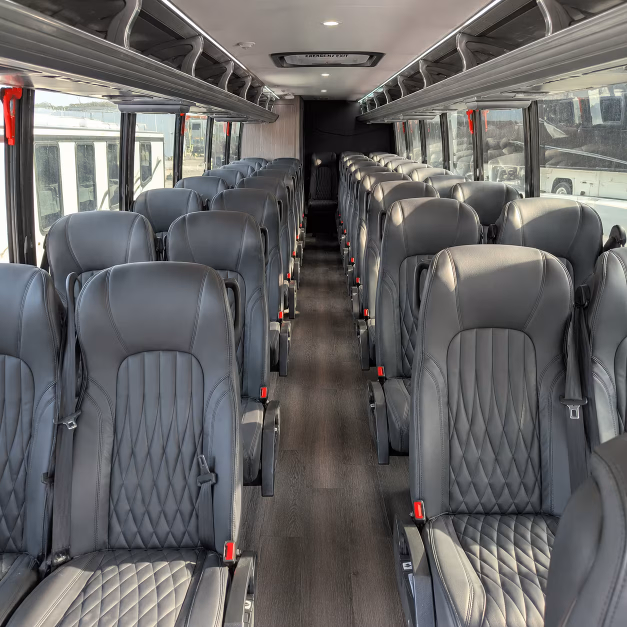Tulsa School Event Transportation party bus exterior