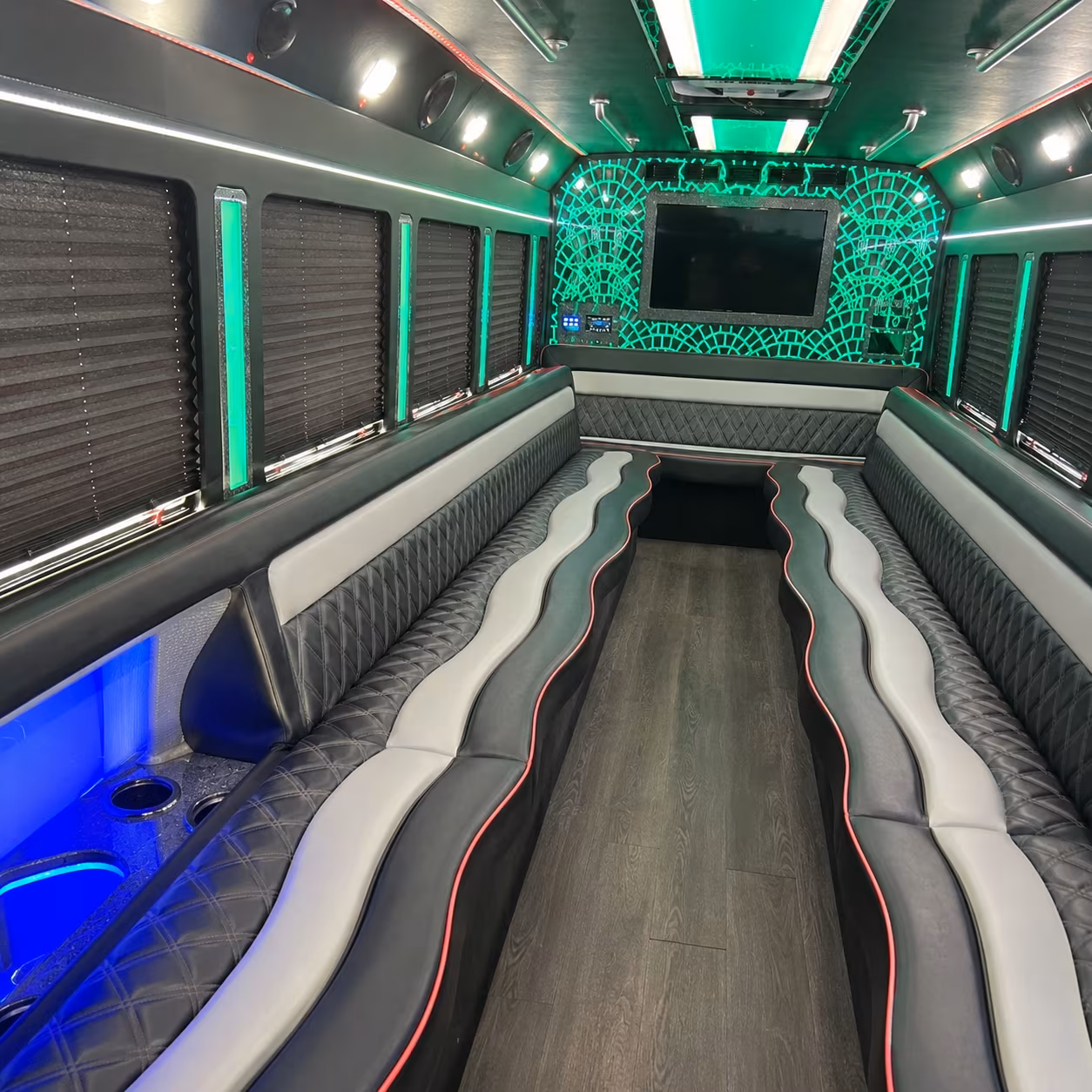 Tulsa Wedding Transportation party bus exterior