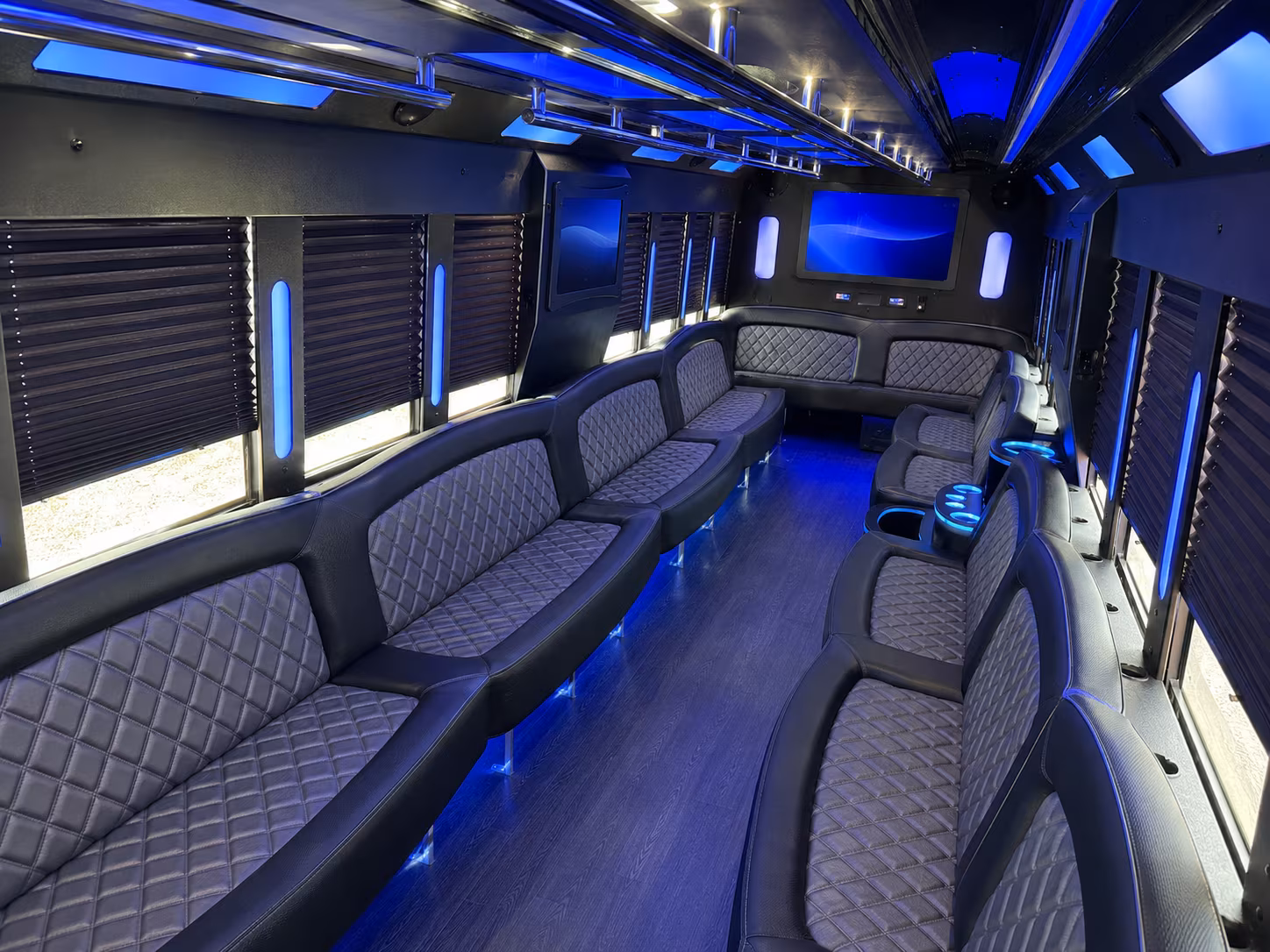 Tulsa Wedding Transportation party bus exterior